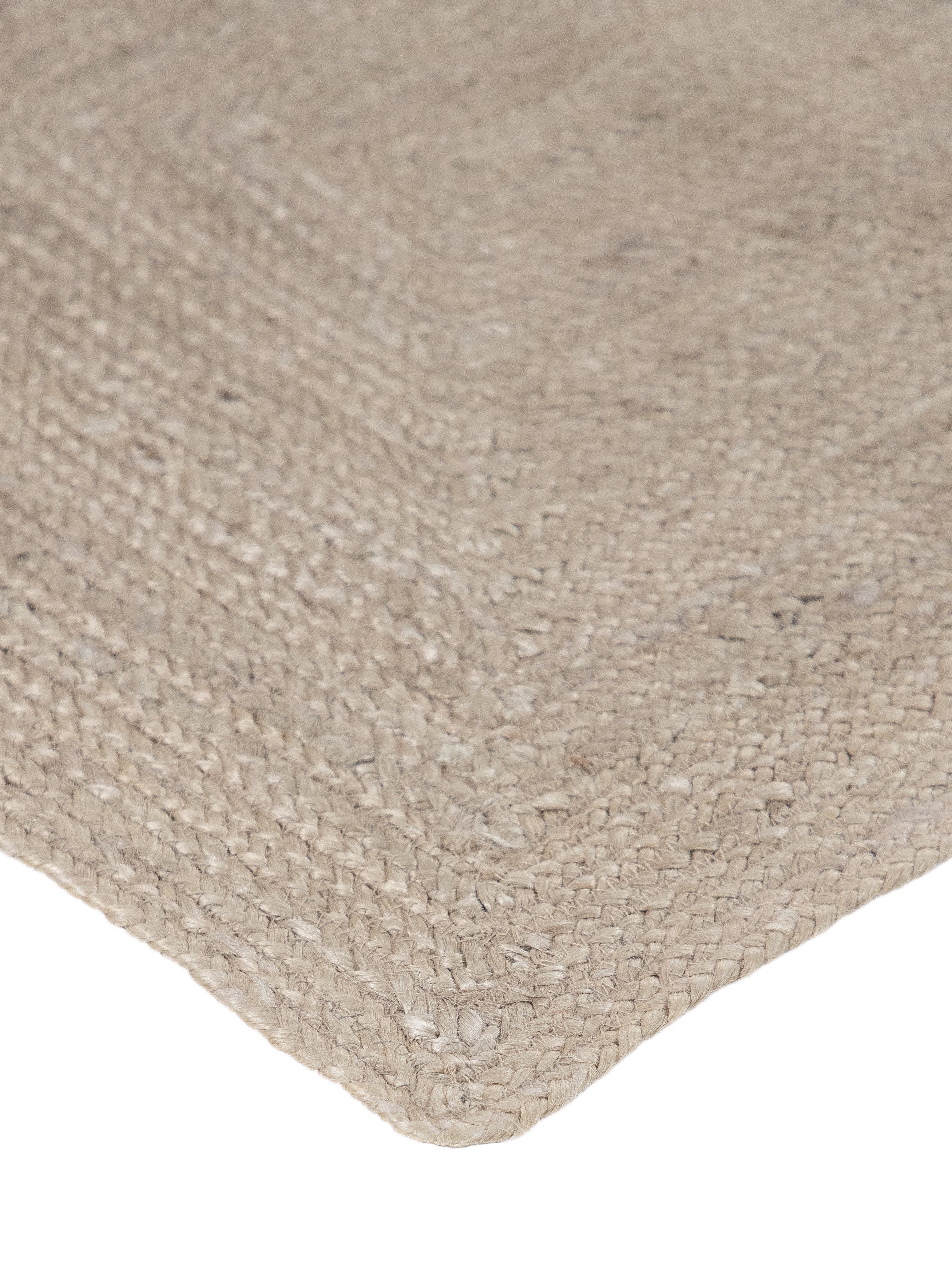 Juteteppich Nele Quadratisch Taupe in taupe aus sisal/jute