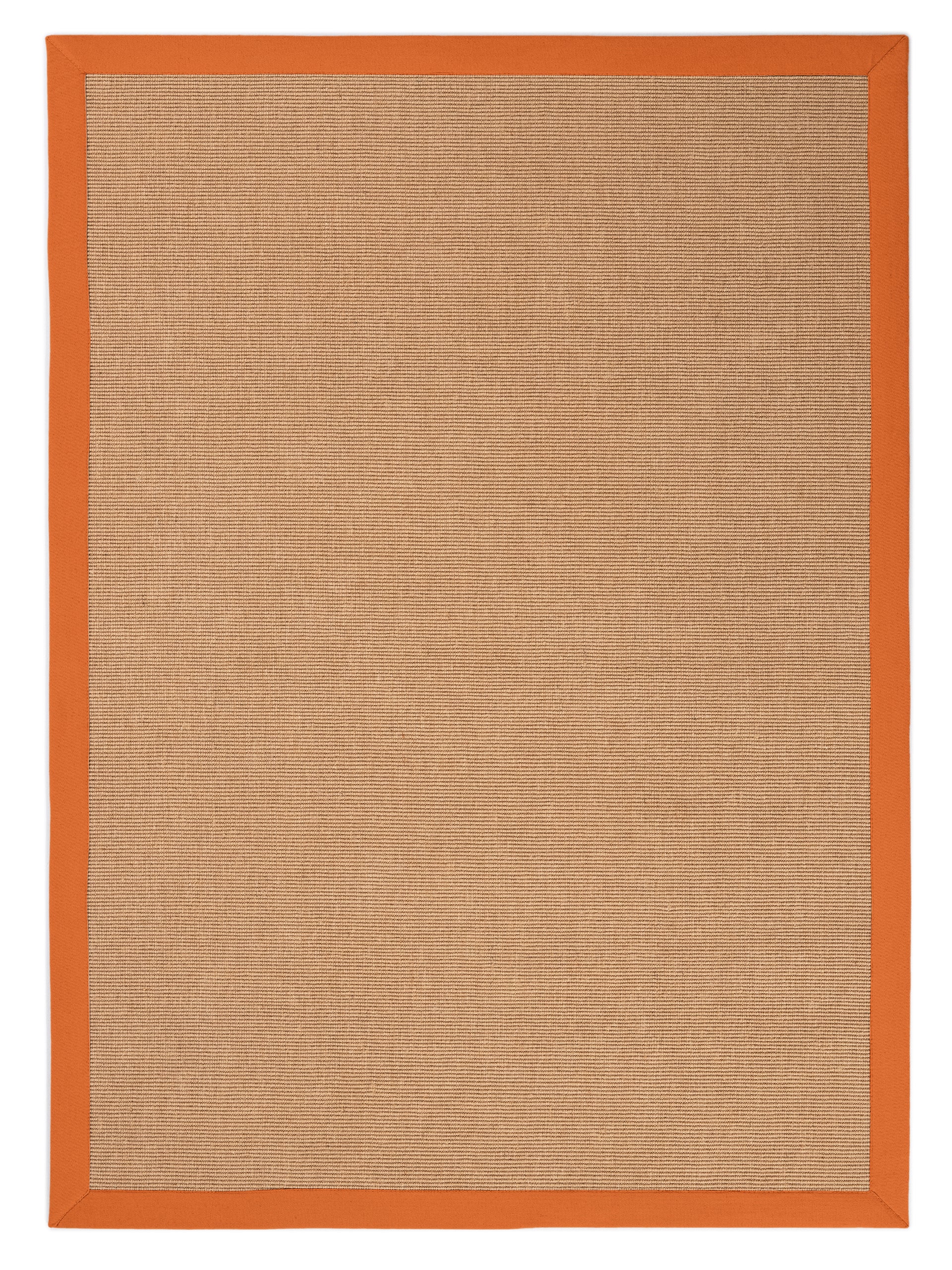 Sisalteppich Orange aus Sisal/Jute