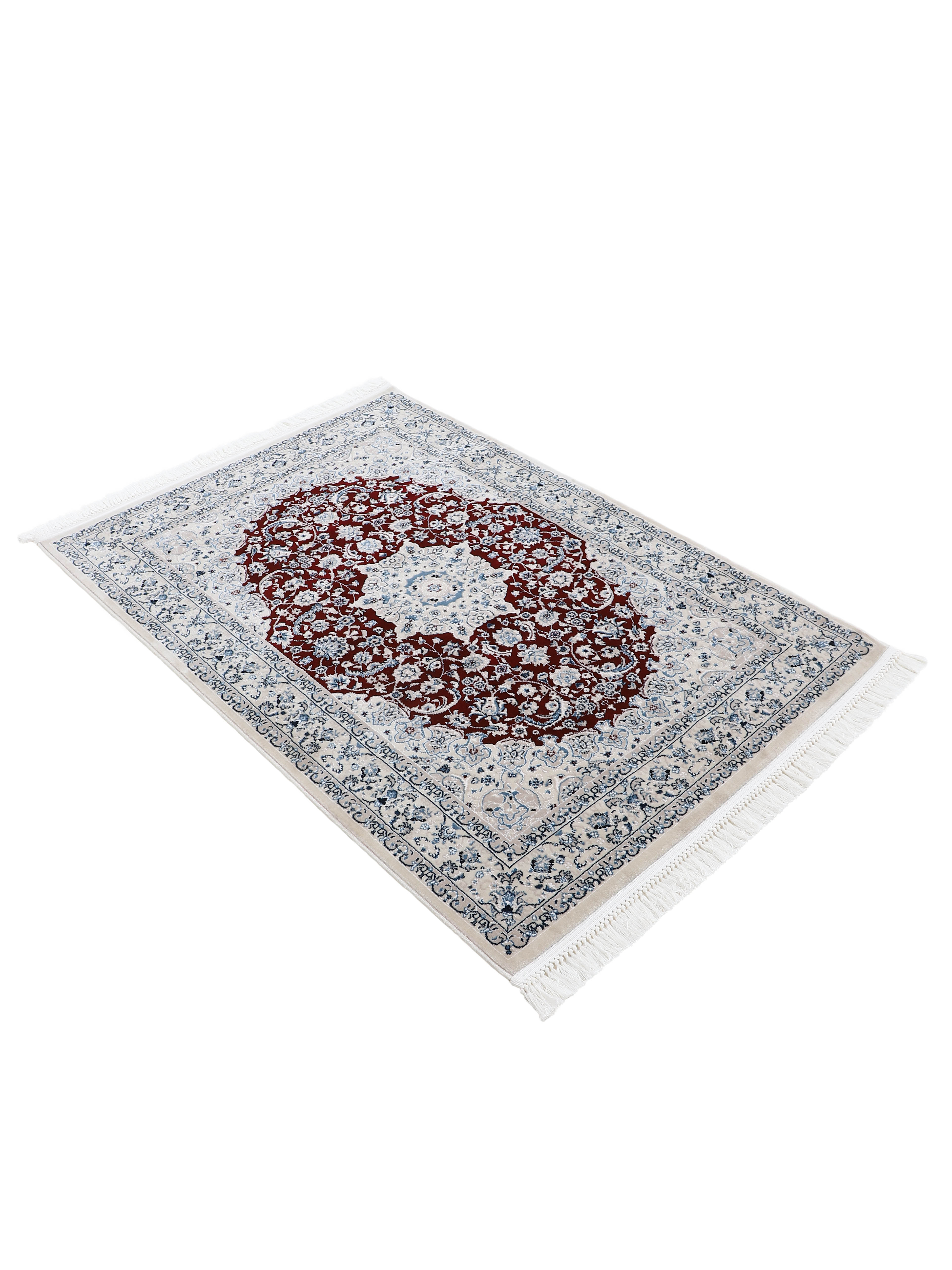 Teppich Nain Diane Rot in rot aus kunstfaser