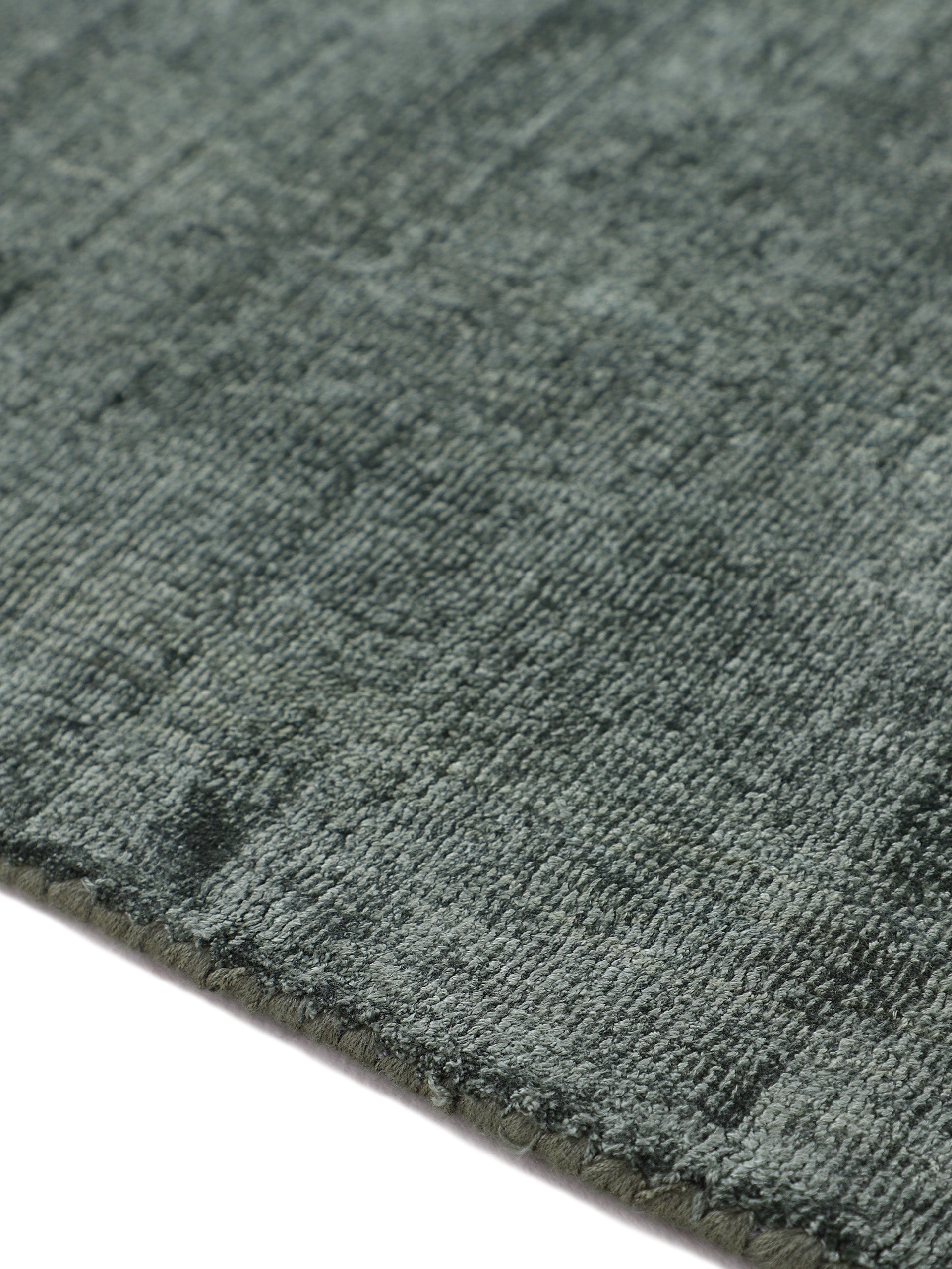 Viskoseteppich Ava Dunkelgrün in dunkelgrün aus viskose