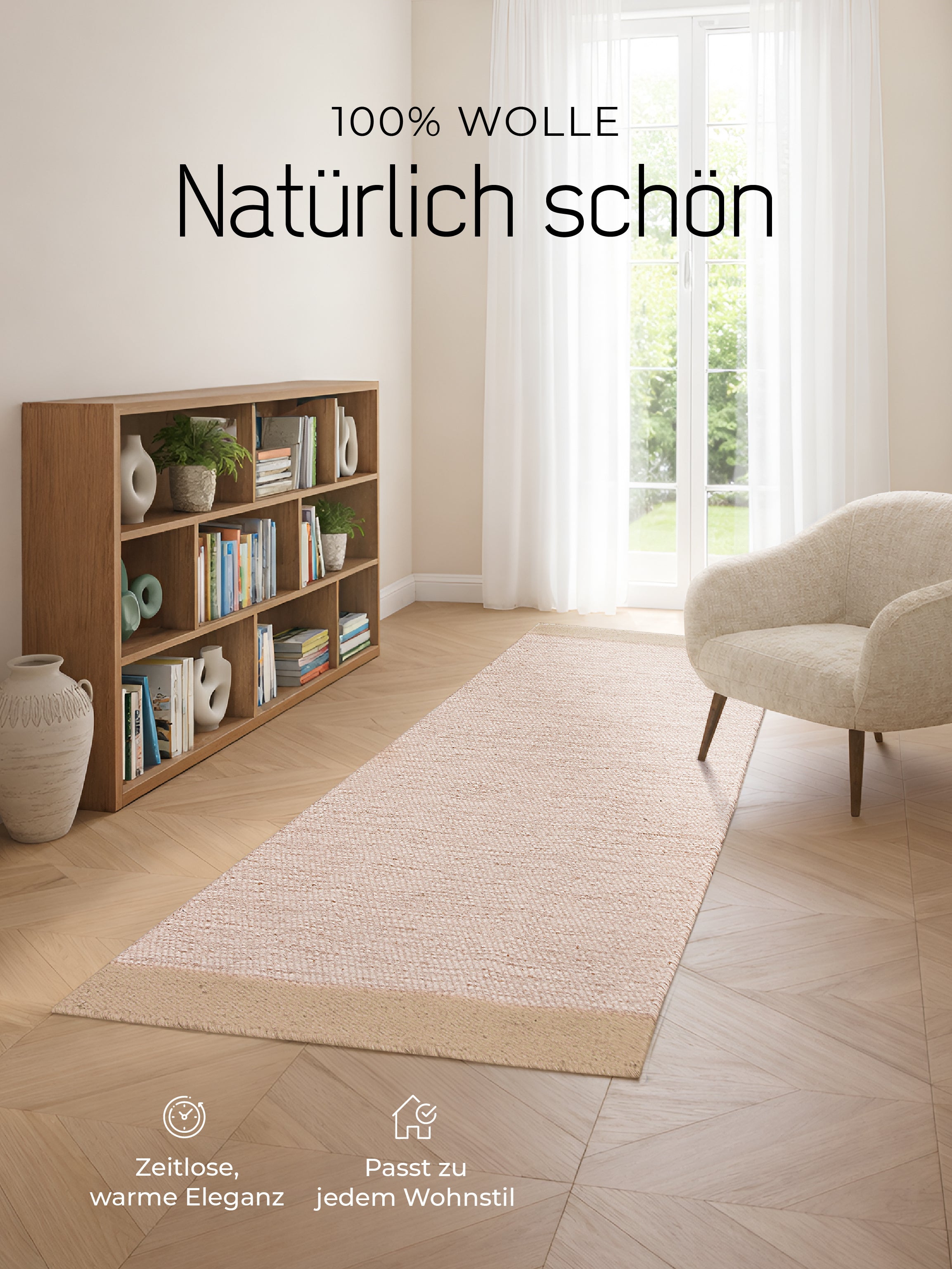 Wollteppich Lui Läufer