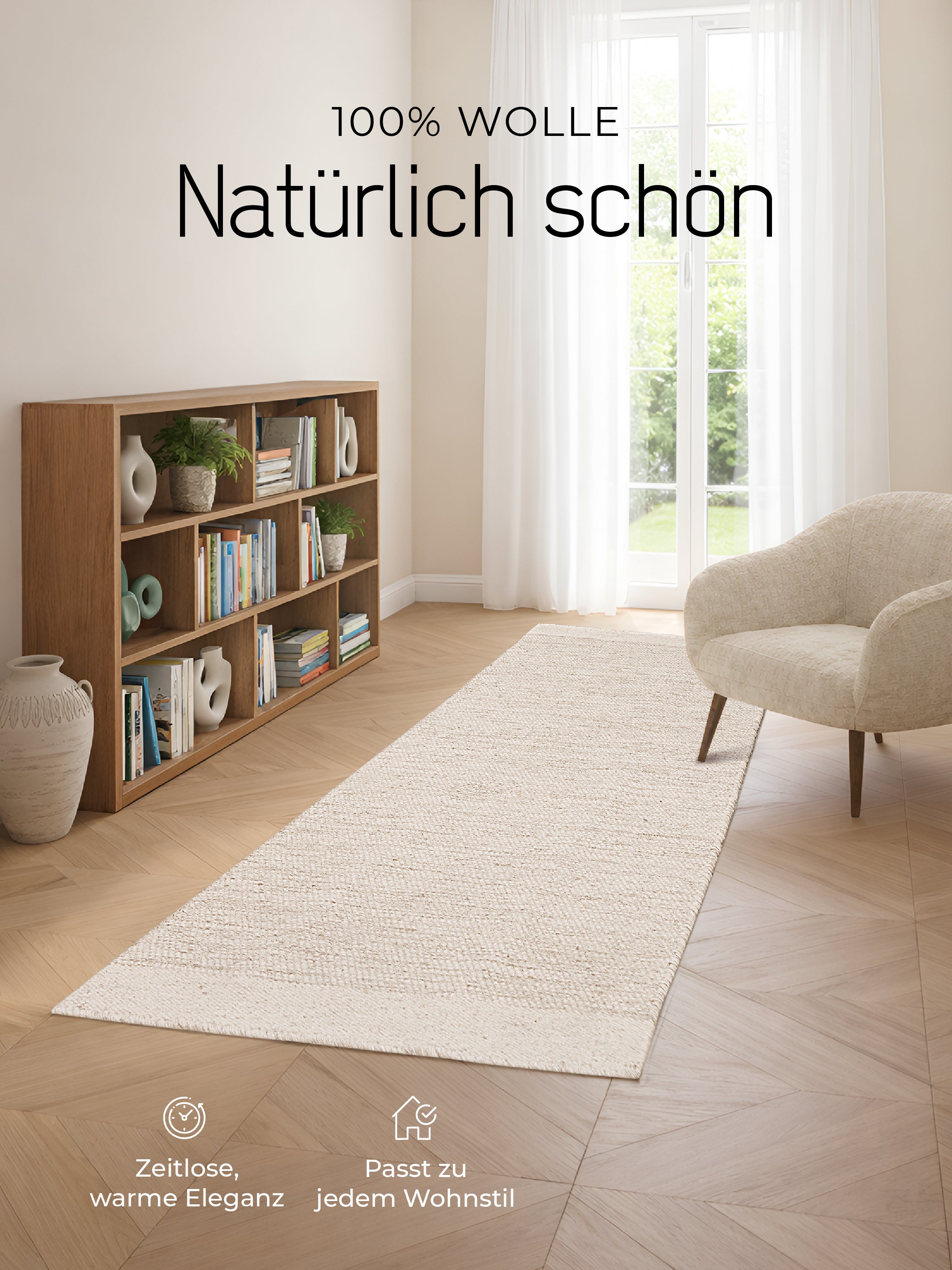 Wollteppich Lui Läufer